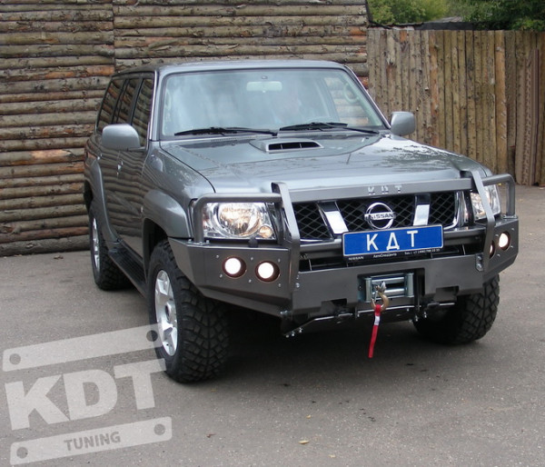 Передний силовой бампер KDT для Nissan Patrol Y61