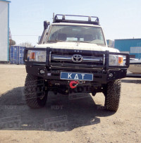 Передний силовой бампер KDT для Toyota Land Cruiser 76/78 2007+