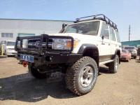 Передний силовой бампер KDT для Toyota Land Cruiser 76/78 2007+