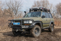 Передний силовой бампер KDT для Toyota Land Cruiser 80