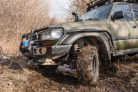 Передний силовой бампер KDT для Toyota Land Cruiser 80