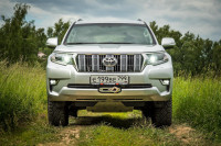 Площадка РИФ под лебёдку в штатный бампер Toyota Land Cruiser Prado 150 2017+