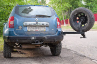 Задний силовой бампер АМЗ для Renault Duster