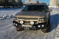 Передний силовой бампер АМЗ для Chevrolet Tahoe lll 2007-2014 (серия Л)