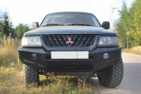 Силовой бампер передний АМЗ для Mitsubishi Pajero Sport 1