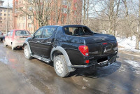 Задний силовой бампер АМЗ для Mitsubishi L200 2005-2015