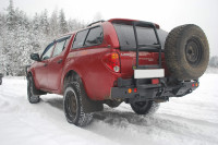 Задний силовой бампер АМЗ для Mitsubishi L200 2006-2013