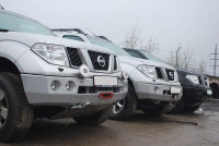 Передний силовой бампер АМЗ для Nissan Navara D40 / Pathfinder R51