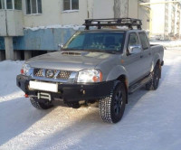 Передний силовой бампер АМЗ для Nissan NP300 2007-