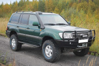 Передний силовой бампер АМЗ для Toyota Land Cruiser 105 (серия С)