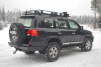 Задний силовой бампер АМЗ для Toyota Land Cruiser 200