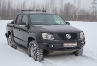 Передний силовой бампер АМЗ на Volkswagen Amarok