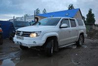 Передний силовой бампер АМЗ на Volkswagen Amarok