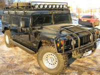 Багажник экспедиционный алюминиевый KDT для Hummer H1