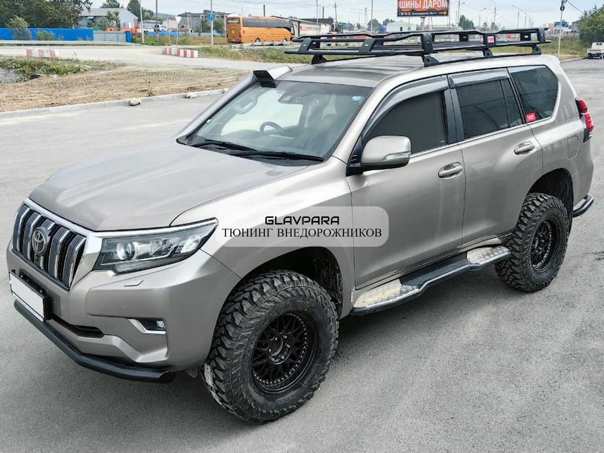 Пороги РИФ силовые Toyota Land Cruiser Prado 150 купить в Владивостоке от  44990.0000 руб | ГЛАВПАРА