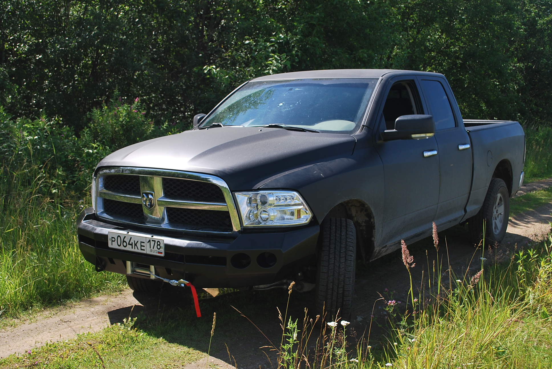 Дуга на бампер dodge Ram 2006